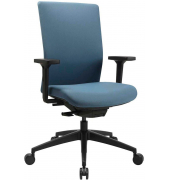 Bürostuhl Sitness AirWork G, PA40OMT6MT6 Stoff blau, Gestell schwarz