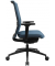 Bürostuhl Sitness AirWork G, PA40OMT6MT6 Stoff blau, Gestell schwarz