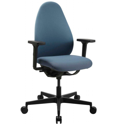 Bürostuhl Soft Sitness Art G, SA60O2MT6MT6 Stoff blau, Gestell schwarz