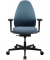 Bürostuhl Soft Sitness Art G, SA60O2MT6MT6 Stoff blau, Gestell schwarz