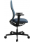Bürostuhl Soft Sitness Art G, SA60O2MT6MT6 Stoff blau, Gestell schwarz