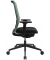 Bürostuhl AirWork G, PA50OMT0MT5 Stoff grün, Gestell schwarz