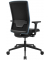 Bürostuhl AirWork G, petrol/schwarz / schwarz, mit Armlehnen, bis 110kg
