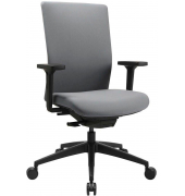 Bürostuhl Sitness AirWork G, PA40OMT3MT3 Stoff grau, Gestell schwarz