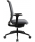 Bürostuhl Sitness AirWork G, PA40OMT3MT3 Stoff grau, Gestell schwarz