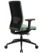 Bürostuhl Sitness AirWork G, PA40OMT5MT5 Stoff grün, Gestell schwarz