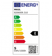 LED-Schreibtischlampe MAULsolaris, anthrazit, mit Standfuß