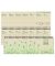 Schreibtischquerkalender 159-0640, Gras, 1 Woche / 2 Seiten, 32x10,5cm, 2025