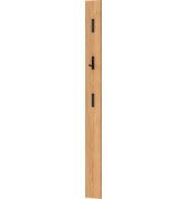 Wandgarderobe 3728-243 eiche Holz 3 Haken 15,0 x 170,0 cm