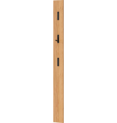Wandgarderobe 3728-243 eiche Holz 3 Haken 15,0 x 170,0 cm