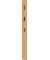Wandgarderobe 3728-243 eiche Holz 3 Haken 15,0 x 170,0 cm