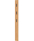 Wandgarderobe 3728-243 eiche Holz 3 Haken 15,0 x 170,0 cm