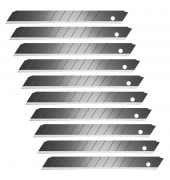 10 Hansa Ersatzklingen Cuttermesser-Klingen schwarz 9 mm