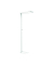 LED-Stehlampe MAULjura 8257102, wei&szlig;, mit zerlegt, dimmbar
