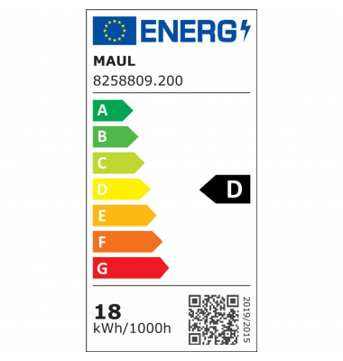 LED-Schreibtischlampe MAULsenja, weiß, mit Klemmfuß, dimmbar