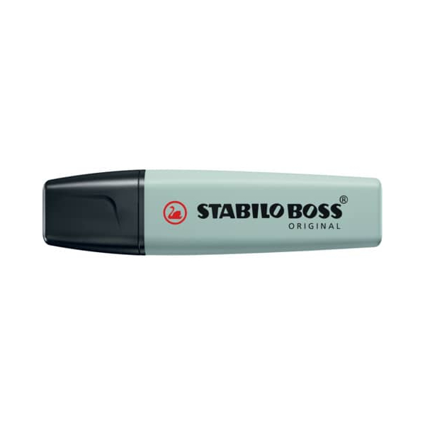 4006381599627 - Textmarker STABILO® BOSS Original NatureCOLORS Keilspitze lichtbeständig schnell trocknend grünerde 1 Stück