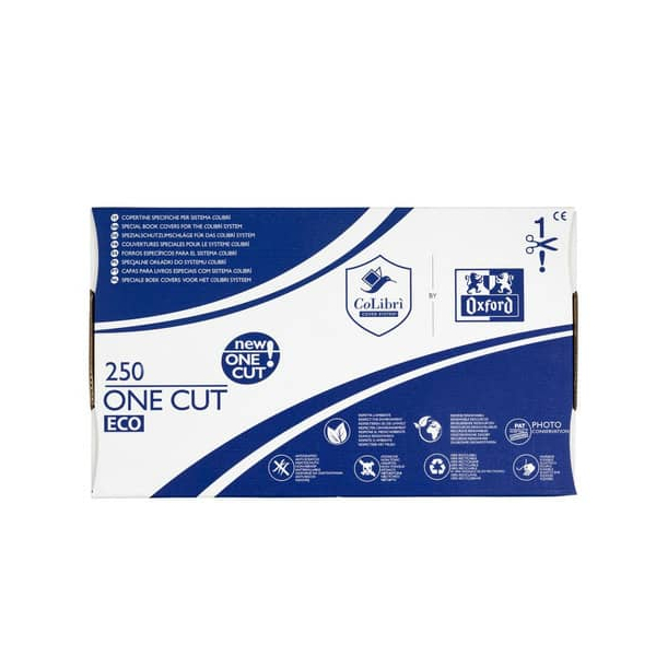 250 Stück Oxford Buchschoner Eco Shield 49x26.5cm tranp. 8032919997258 Oxford