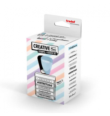 Stempelset Creative mini, Schulplaner, mint