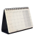 Tischquerkalender C2581, Conceptum, 1 Monat / 2 Seiten, 21,3x22cm, 2025