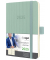 Taschenkalender C2539, Conceptum, mintgr&uuml;n, 1 Woche / 2 Seiten, 9,3x14cm (A6), 2026