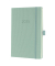 Buchkalender C2572, Conceptum, mintgr&uuml;n, 1 Woche / 2 Seiten, 14,8x21,3cm (A5), 2026