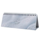 Tischquerkalender JP105, Jolie, 2 Seiten / unten Woche / oben Planungsseite, 30x11,4cm, Jahresunabhängig