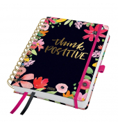 Buchkalender J5600, Jolie, schwarz, pink, rosa, gr&uuml;n, 1 Woche / 2 Seiten, 16,8x21,5cm (ca. A5), 2025