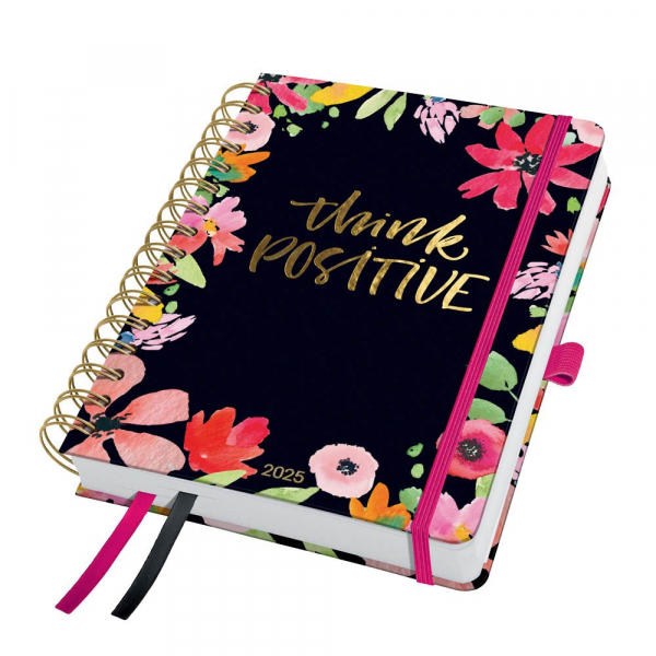 10 Stück Sigel Buchkalender J5600, Jolie, Flower Love, 1 Woche / 2 Seiten,  (ca. A5), 2026 4004360782350 Sigel
