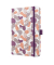 Buchkalender J5359, Jolie, violett, rosa, wei&szlig;, schwarz, 1 Woche / 2 Seiten, 13,5x20,3cm (A5), 2025