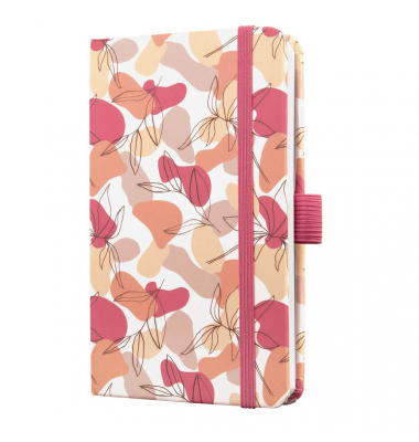 Buchkalender J5358, Jolie, Spring Linear Leaves, 1 Woche / 2 Seiten, 9,5x15cm (A6), 2026