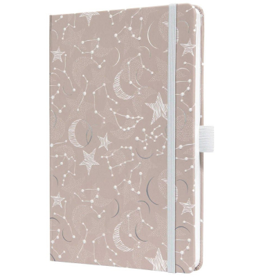 Buchkalender J5349, Jolie, Cosmic Fantasy Beige, 1 Woche / 2 Seiten,  (A5), 2025