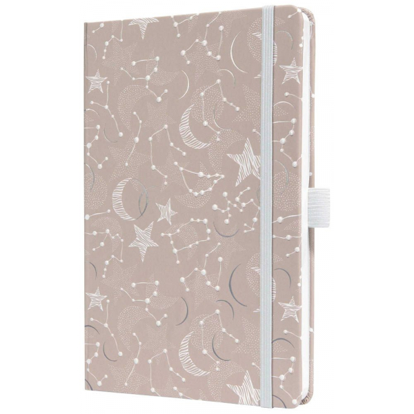 12 Stück Sigel Buchkalender J5349, Jolie, Cosmic Fantasy Beige, 1 Woche / 2 Seiten,  (A5), 2026 4004360782923 Sigel