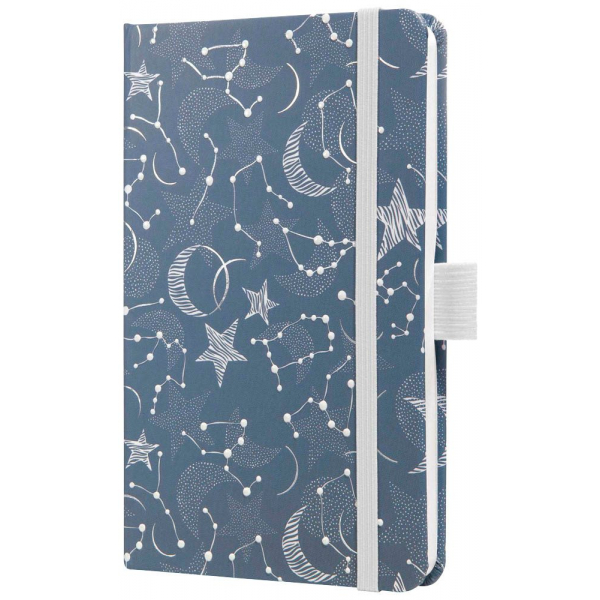 14 Stück Sigel Buchkalender J5348, Jolie, Cosmic Fantasy Blue, 1 Woche / 2 Seiten,  (A6), 2026 4004360782954 Sigel