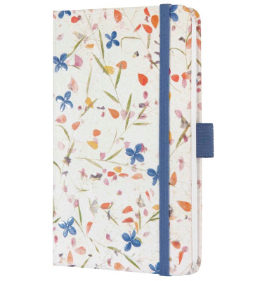 Buchkalender J5306, Jolie, Bloom violet, 1 Woche / 2 Seiten,  (A6), 2025
