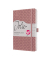 Buchkalender J5129, Jolie, dusty red, 1 Woche / 2 Seiten, 13,5x20,3cm (A5), 2025