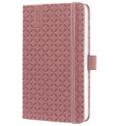 Buchkalender J5128, Jolie, dusty red, 1 Woche / 2 Seiten, 9,5x15cm (A6), 2025