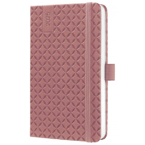 16 Stück Sigel Buchkalender J5128, Jolie, dusty red, 1 Woche / 2 Seiten,  (A6), 2026 4004360783630 Sigel