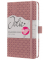 Buchkalender J5128, Jolie, dusty red, 1 Woche / 2 Seiten, 9,5x15cm (A6), 2026