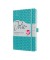 Buchkalender J5103, Jolie, aqua green, 1 Woche / 2 Seiten, 13,5x20,3cm (A5), 2025