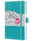 Buchkalender J5102, Jolie, aqua green, 1 Woche / 2 Seiten, 9,5x15cm (A6), 2025