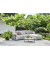 Loungegruppe Bilbao, anthrazit Kunststoff, Metall, 3-teilig