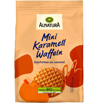 Bio Mini Karamell Waffeln 150,0 g Bio Mini Karamell Waffeln 150,0 g