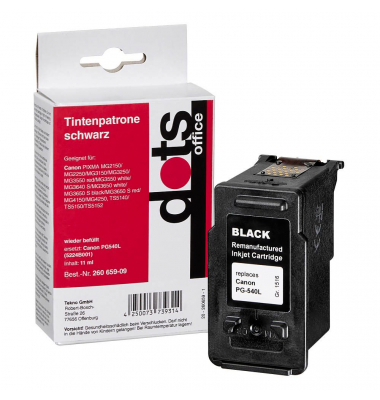  schwarz Druckerpatrone kompatibel zu Canon PG-540L