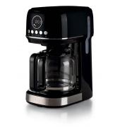 Kaffeemaschine schwarz, 15 Tassen