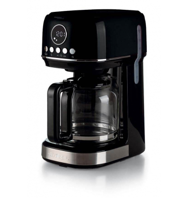 Kaffeemaschine schwarz, 15 Tassen