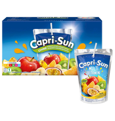 Fruchtsaftgetr&auml;nk Multivitamin 11330, 10 x 0,2 l Packung