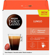 LUNGO Kaffeekapseln Arabicabohnen 16 Portionen