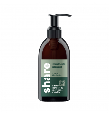 Fl&uuml;ssigseife H-01-24-02, Limette & Koriander, 250 ml, Pumpflasche