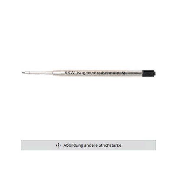 SKW solutions Kugelschreibermine SKW Grossraummine 1 06 00 11 1 06 00 11, schwarz, 0,8mm, Großraummine 4260121941675 SKW solutions