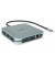 USB-Hub D32057 10-fach silber